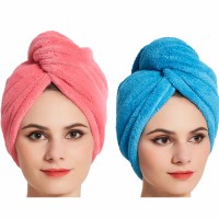 Magic Hair Towel Bath Salon Towels Fast Drying Absorbent Cap for Women and Girls